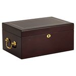 Quality Importers Alhambra 100 Cigar High Gloss Humidor, Maple Finish