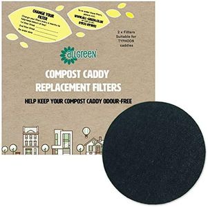 Compost Caddy Spare Filters - Suitable for The Typhoon Vintage Caddies - (Pack of 2 Filters)