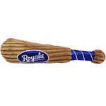 MLB KANSAS CITY ROYALS Baseball Bat Toy for DOGS & CATS. Soft Corduroy Plush with Inner SQUEAKER