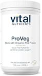 Vital Nutrients ProVeg Organic Pea Protein 524g | Vegan Pea Protein Powder | 23g Protein per Serving | Natural Vanilla Flavor | Gluten, Dairy, Soy Free | Non-GMO | 16 Servings