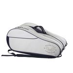 WILSON 1914 Heritage Tennis Racket Bag - Holds up to 12 Rackets, Cream/Dark Navy