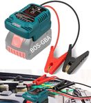 Car Jump Starter Adapter for Bosch 18V GBA Battery Jumper Cables,12V Portable Jump Car Starter Battery,Up to 3.5L Gas 6.5L Diesel Engines,Automotive Booster Cable Adapter(Battery not included)