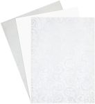 Sparkle and Bash Silver Wrapping Tissue Paper Bulk for Gift Bags, 3 Metallic Colors (60 Sheets)