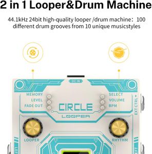 Donner Guitar Looper Pedal – Compact Loop Station for Electric Guitar