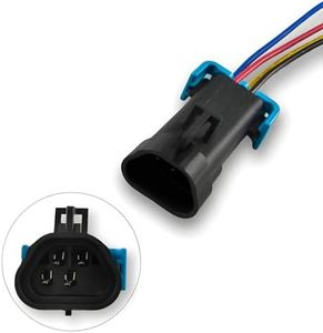 AUTO Occasion Automotive Oxygen Sensor Connector 4 Pin O2 Sensors Pigitail Female Waterproof Dustproof Harness with 8.3'' Compatible with Camaro Caprice Corvette SS LS3 LS7 PT2786