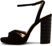 MICHAEL Michael Kors Women's Yoonie Platform Sandals, Black, 9.5 B(M) US