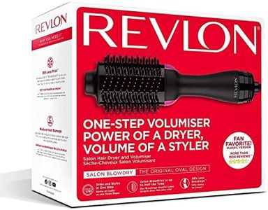 REVLON 2-in-1 Pro Collection Salon One Step Hair Dryer and Volumiser, Black