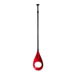 HEAVENGLOW Teardrop Blade Water Polo Paddle T-Handle Paddleboard Paddle Lightweight Polished Surface, Red Al Alloy Paddle|Sporting Goods | Water Sports | Kayaking Canoeing & Rafting