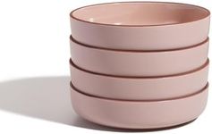 Our Place Dinner Bowls - Set of Four 8.5" Handcrafted Ceramic Bowls | Half-Plate, Half-Bowl Design for Pasta, Salads, & More | Chip-Resistant, Restaurant-Grade, Stackable | Spice