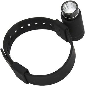 Wrist Flashlight Watch, High Brightness IP5 Waterproof, 3 Modes, Long-Lasting, Aluminum Alloy Housing for Night Activities