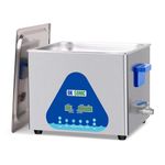 DK SONIC Industrial Ultrasonic Cleaner, 15L 360W Sonic Cleaner with Heater &l Timer, Digital Control for Motorcycle Engines, Carburetors, Chains (Includes Basket)