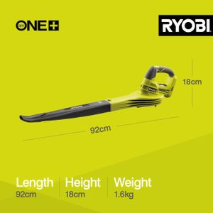 Ryobi 18V Cordless Leaf Blower – Lightweight Handheld Garden Tool