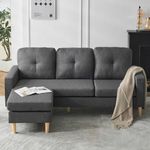 Sectional Sofa With Ottoman Charcoals