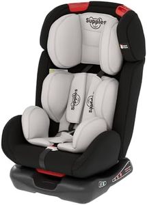 Amazon Brand - Supples Convertible Car Seat for Babies and Kids (0-12 Years) | ECE R44/04 Safety Certified | Forward and Rearward Facing | 3 Adjustable Recline Levels | Black and Grey