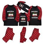 Family Christmas Pjs Matching Sets, Christmas Pajamas for Family Penguin Sleepwear Top Matching Xmas Pjs for Family