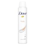 Dove Fruity Anti-Perspirant Deodorant with 1/4 moisturising cream Spray for 48-hour protection and underarm care 6x 200 ml