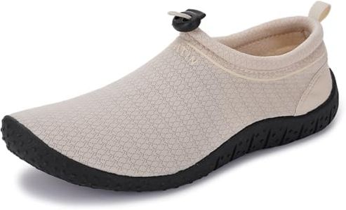 WHITIN Women's Multi-Purpose Amphibious Water Shoes Beige 11