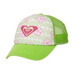 Roxy Girls' Sweet Emotions Trucker Hat, White Hibline, One Size