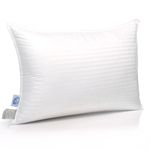 East Coast Bedding Down & Feather Pillow, Hotel Collection King, Queen Size, and Standard Size Down Pillows, Firm Support Pillows, White Insert Pillows, Set of 1, Standard Size Set