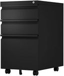 SUXXAN 3 Drawer Mobile File Cabinet