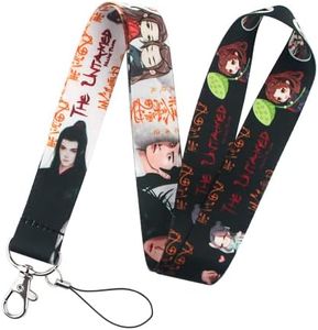 Pinstant The Untamed Mo Dao Zu Shi Danmei Novel TV Show 17.7" Neck Lanyard Keychain Holder ID Badge Mobile Phone Pin Strap by Pinstant, Black, 17.7 inches