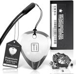 GPCA - Titanium Guitar Pick, All-Around Pick for Guitar, Bass and More, Unique Ukulele Picks with Silicone Strap, Must-Have Guitar Accessories, Gift for Musicians and Music Lovers