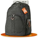 EVERKI 95691 Atlas - Laptop Backpack 13-inch to 17.3-inch Adaptable Compartment, Black, EKP121-1