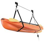 ASMSW Bicycle Ceiling Lift Hoist Kayak Canoe for Storage Garage Mount Loading 120lbs Capacity Smooth Control