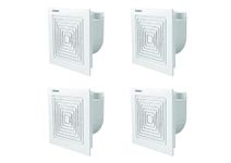 Usha Crisp Air Premia CV 260mm Exhaust Fan (White),Pack of 4