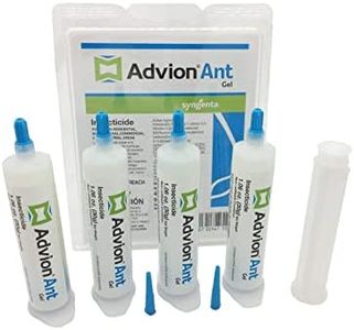 Advion Ant Gel Bait, 4 Tubes x 30-Grams, 1 Plunger and 2 Tips, Effective Ant Bait, Formulated with 0.05% Indoxacarb, Indoor and Outdoor Use, Ant Killer Gel for Control of Most Major Ant Species