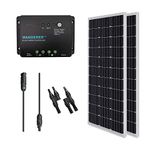 Renogy 12V 200W Solar Panel, Power, Monocrystalline Kit, with 30A Charge Controller PWM, for 12V Battery Camping Trailer