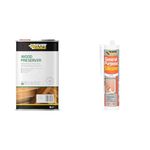 Everbuild Wood Preserver – Interior and Exterior Use – Low Odour – Quick Drying & General Purpose Silicone Sealant – Waterproof – Suitable for Interior and Exterior Use