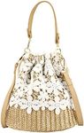 Bamboo Handbag, Beach Purse Bag Hal