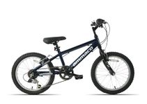 Ammaco Cobra Kids Bike 18 Inch Wheel Lightweight Alloy 6 Speed Blue Age 6+