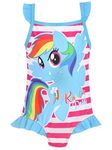 My Little Pony Girls Rainbow Dash Swimsuit Multicoloured 3-4 Years