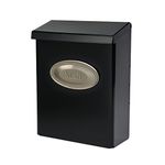 Gibraltar DVK00000 Vertical Style Locking Wall Mount Mailbox, Black