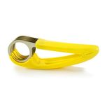 FireKylin Banana Slicer,ABS + Stainless Steel Fruit and Vegetable Salad Peeler Cutter Kitchen Tools For Banana,Strawberry,Grape（1 pcs）