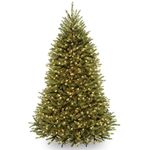 National Tree 6.5 Foot Dunhill Fir Tree with 650 Clear Lights, Hinged (DUH-65LO)