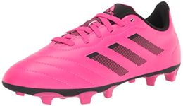 adidas Kids Goletto VIII Firm Ground Cleats Team Shock Pink 2/Black/Black 10K