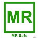 10-Pack MRI Safe Label MR Safe Vinyl Sticker for Radiology 2 x 2 inch Waterproof Disinfectable IEC 62570:2014 / ASTM F2503 Compliant