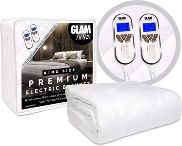 GlamHaus King Size Electric Blanket – Soft Heated Bed Cover