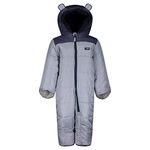 OshKosh B'Gosh Baby Boys' Heavyweight Pram Suit Snowsuit, Heather Grey/Teddy Hood, 3-6 Months