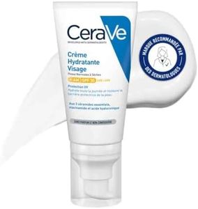 CeraVe - Crème Hydratante Visage SPF30 - Crème de Jour avec Protection UVB + UVA - Acide Hyaluronique, Céramide, Niacinamide, Vitamine E - Peau Normale à Sèche - 52 ml
