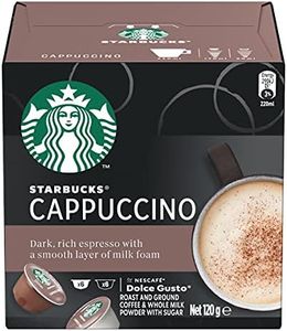 STARBUCKS by NESCAFÉ DOLCE GUSTO Cappuccino Coffee Capsules Box of 6 Servings