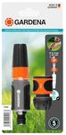 Gardena Sprayer Set for 13 mm (1/2 inch) and 15 mm (5/8 inch) hoses: Cleaning spray nozzle set with a water stop for a quick connection change (18288-20)