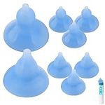 [8 Pack] Impresa Silicone Tips for Nose Frida Electric Nasal Aspirator - Extra Tips for Nasal Aspirator for Baby and Toddler - Replacement Tips for Baby Nasal Aspirator - 2 Shapes Included