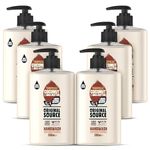 Original Source Coconut and Shea Butter Handwash with 100% Natural Fragrance, Vegan Handwash, Antibacterial, Natural Moisturisers, Multipack of 6 x 300 ml