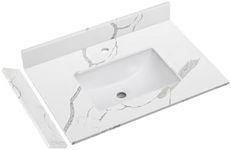 EQLOO 30 in.W x 22 in.D Quartz Cala