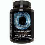 Intelligent Labs Triglyceride Omega 3, 2250mg per 3-Capsule Serving, Burpless Fish Oil Capsules, 120 Softgels Per Bottle