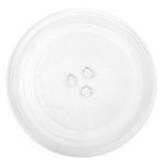 12.5"/31.5 cm Microwave Glass Plate, Microwave Glass Turntable Plate Replacement with Heat Resistant Glove for Large Microwaves